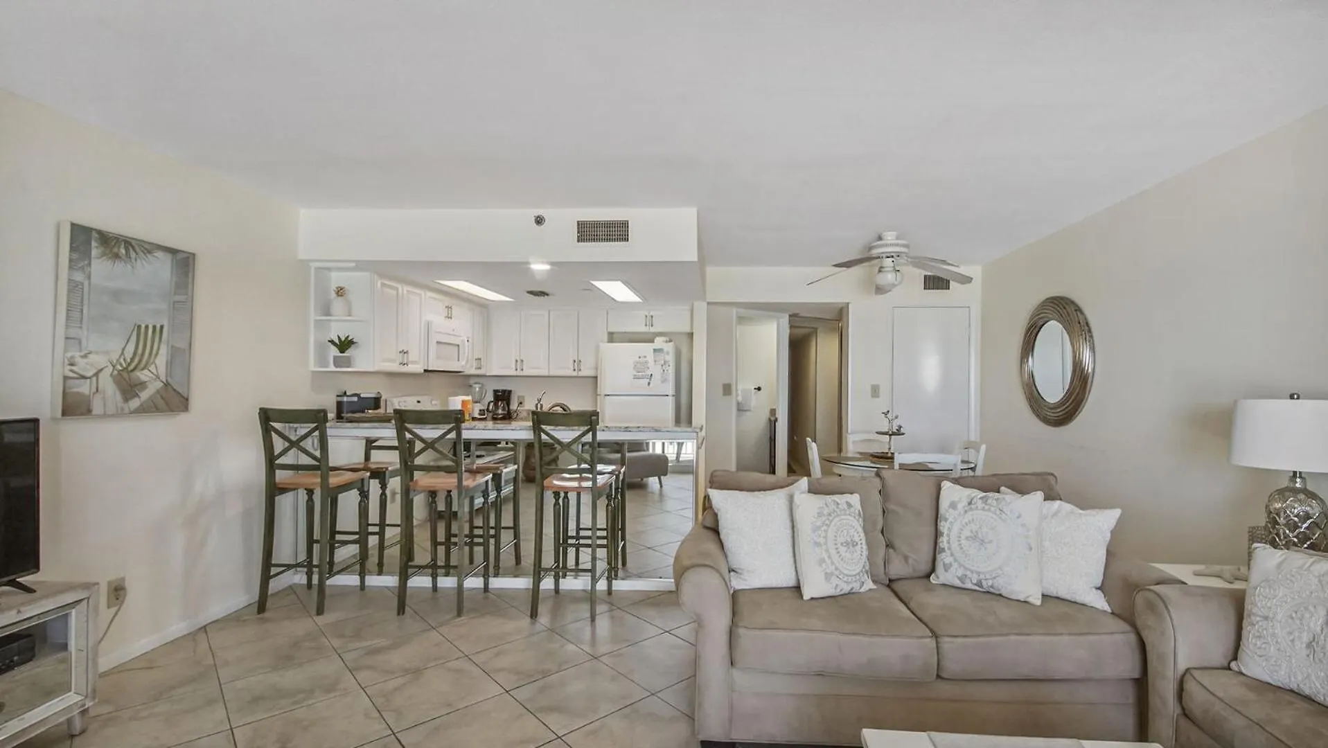 Cabana Club 206 Gulf Oceanfront View, King Bed Destin Apartment